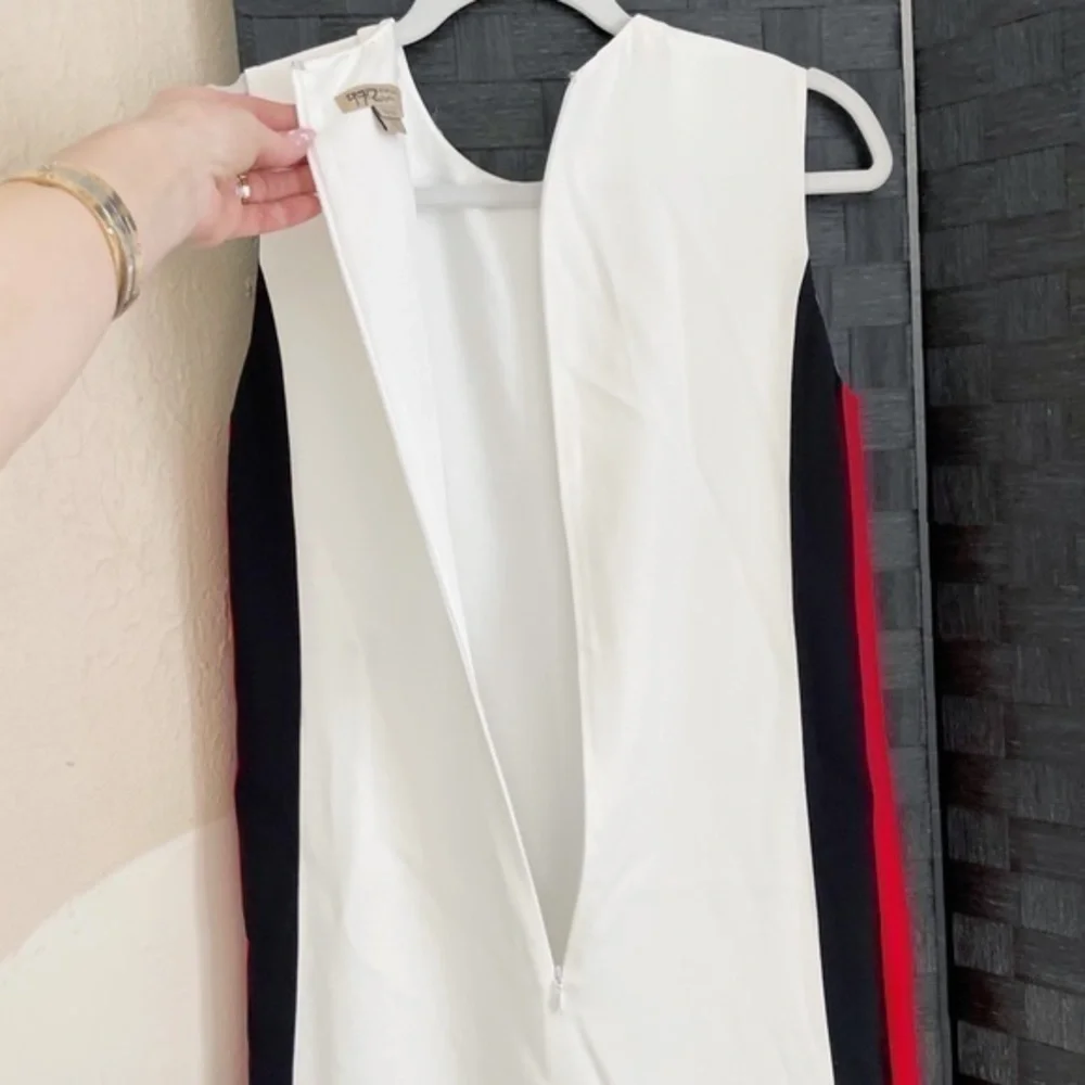 BURBERRY Collectors Runway White Stripe Midi Dress - Picture 9 of 16